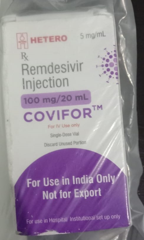 रेमेडिसीवर इंजेक्शन की कालाबाजारी करते हुए दो लोग पकड़ाए