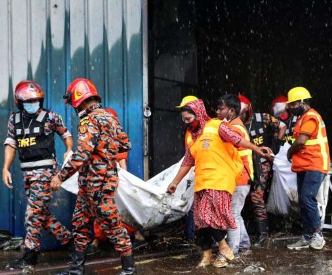 बांग्लादेश में बड़ा हादसा, जूस फैक्टरी में आग लगने से 52 लोगों की मौत