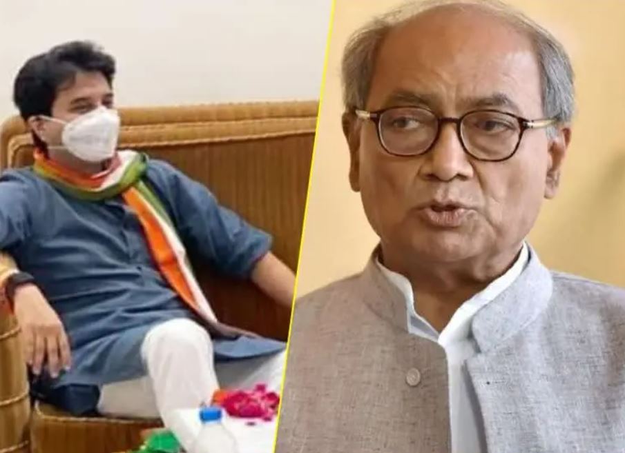 ‘राजा’ को झटका देंगे ‘महाराज’ ! राघोगढ़ में पहली बार सिंधिया की चुनौती, दिग्गी के करीबी को BJP में कराएंगे शामिल