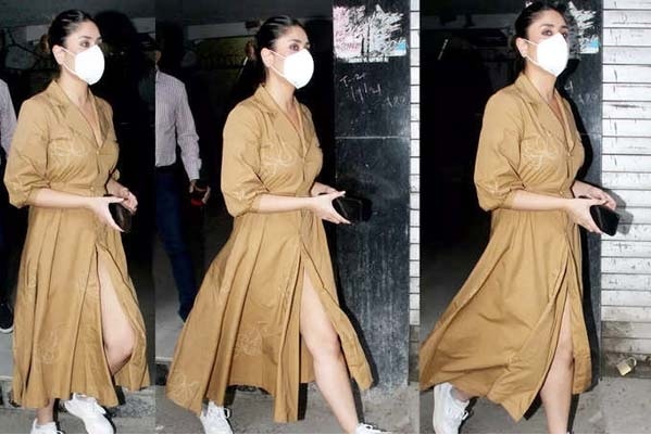 करीना ने स्लिट ड्रेस में फिर दिखाया अपने स्टाइल का दम