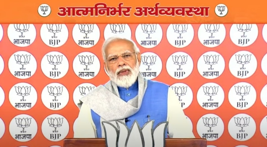 प्रधानमंत्री मोदी ने भाजपा कार्यकर्ताओं को बताईं बजट की खूबियां