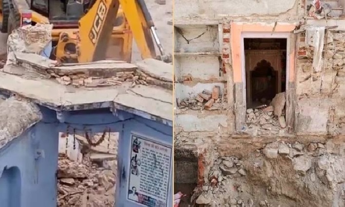 300 साल पुराने शिव मंदिर पर चला बुलडोजर, बीजेपी ने पूछा- यही है कांग्रेस का सेक्युलरिज्म