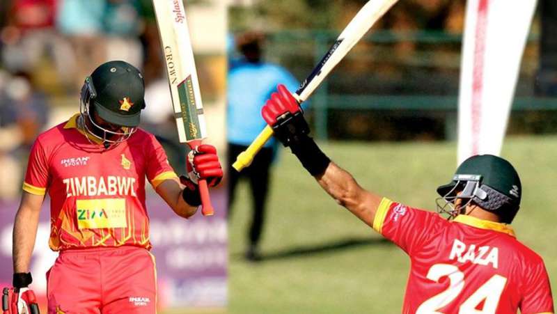 T20 World Cup : सिकंदर रजा 24 गेंद पर 40 रन बनाकर आउट